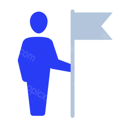 flag person achievement