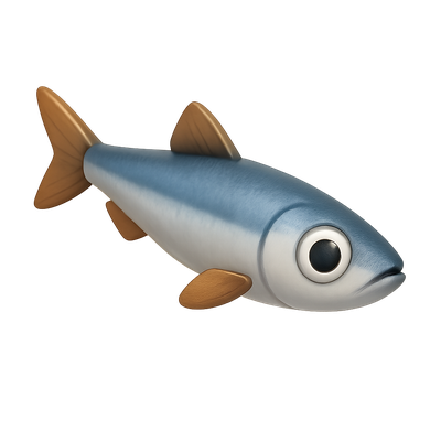 Stylized Cartoon Fish Illustration