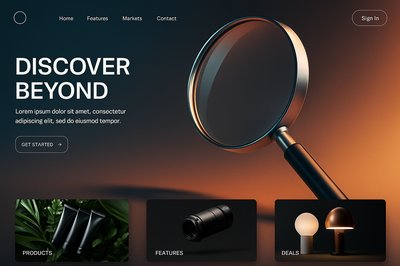 Landing Page Design for Shanghai Ballet with Dynamic Elements