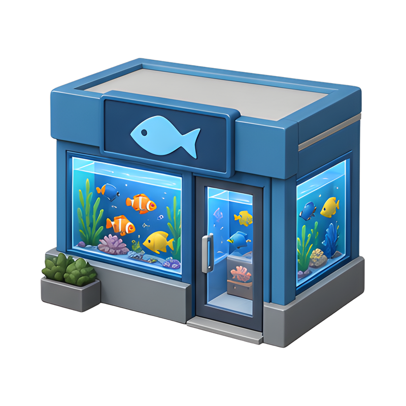 vibrant aquarium fish display