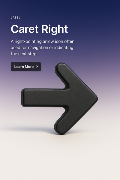 Stylish Web Page Design Featuring Right-Pointing Arrow Icon