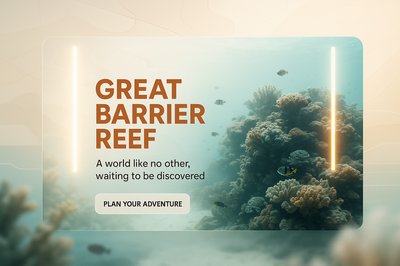 Promotional Graphic for Great Barrier Reef Adventure