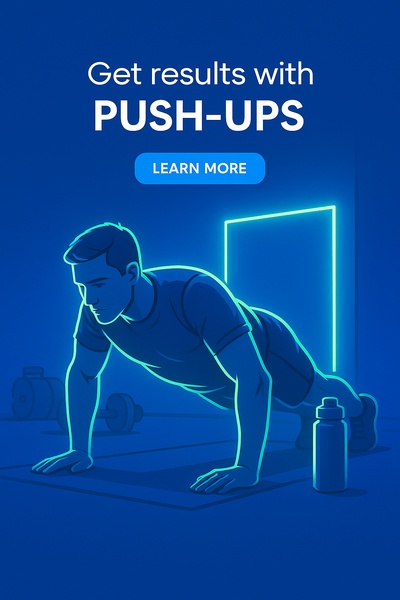 Striking Neon Push-ups Design with Shadows and Light