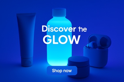 Fluorescent Shadow Atmosphere with Product Display