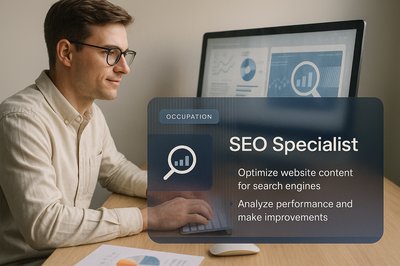 SEO Specialist Working on Website Optimization