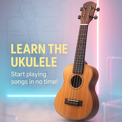 Promotional Image for Ukulele Learning Course