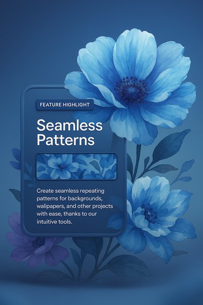 Seamless Watercolor Floral Pattern Design