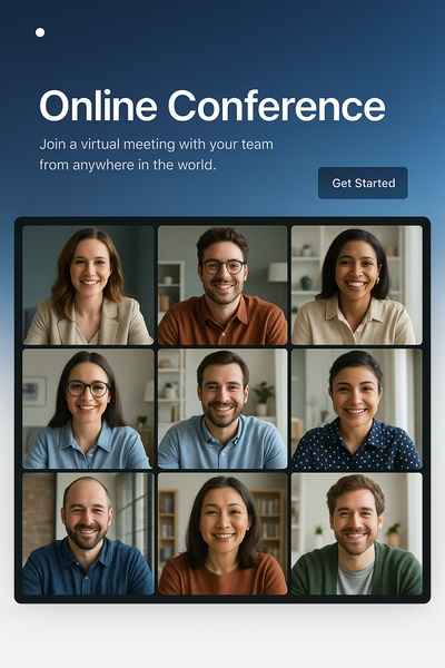 Engaging Online Conference Call with Diverse Participants