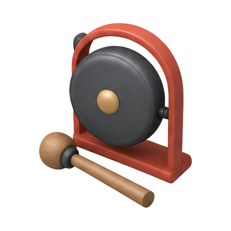 Vintage bell with hammer