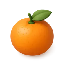 3D Clementine Icon