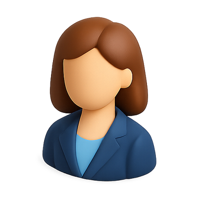 3D Character Illustration of a Professional Female Figure