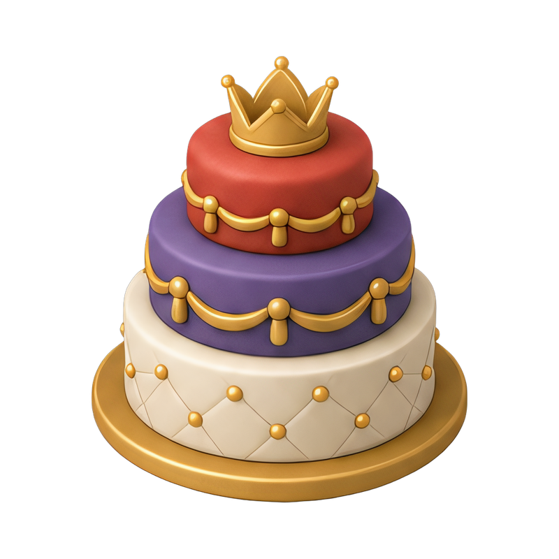 elegant royal cake tier