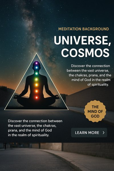 Meditation Background with Cosmic Themes for Spiritual Exploration