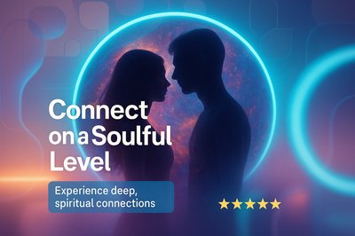 Romantic Connection Promotional Graphic with Soft Colors