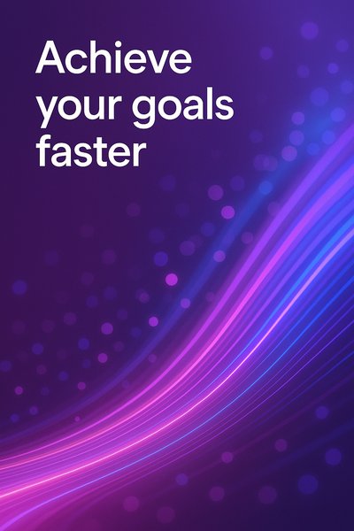 Inspirational Background Graphic with Dynamic Light Waves