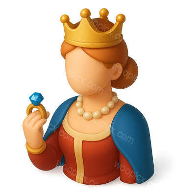3D Icon of Viscountess Holding a Ring