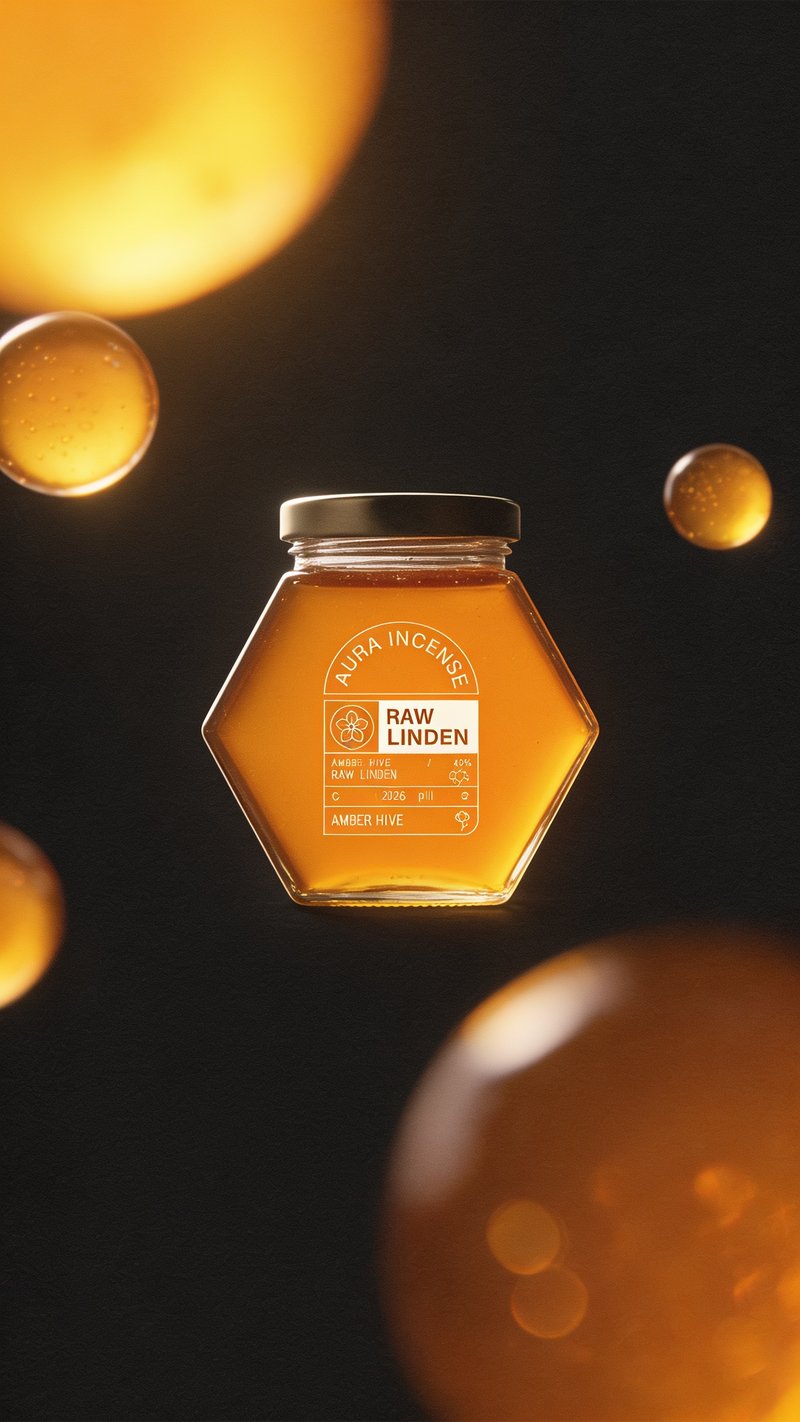 Golden honey glow background