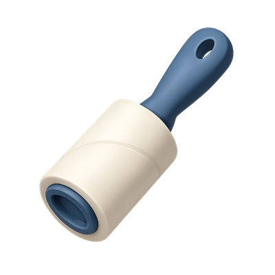 Isometric Lint Roller Icon in 3D View