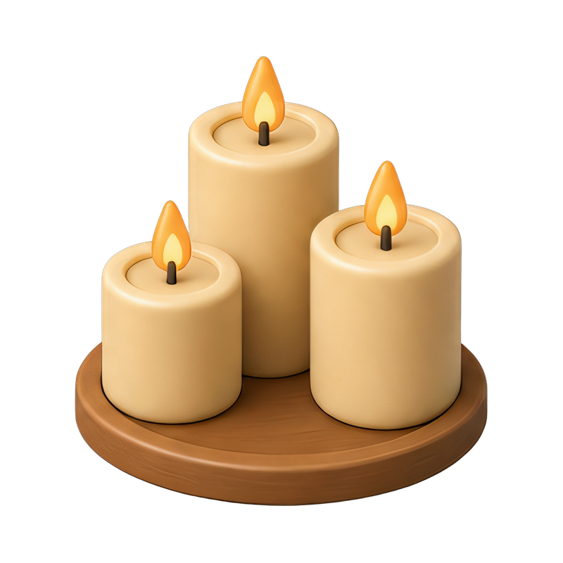 elegant unity candle set