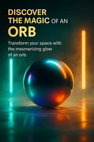 Discover the Magic of an Orb - Neon Advertising Carousel Slide