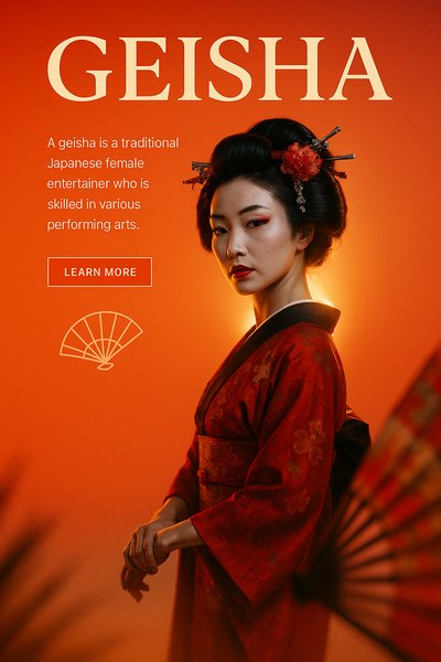 Stunning Geisha Portrait with Cultural Insights