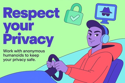 Colorful Illustration Promoting Privacy Awareness and Safety