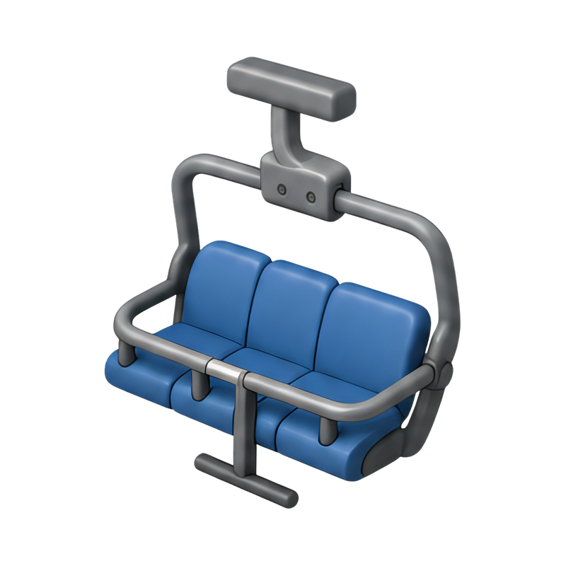 cozy chairlift seating