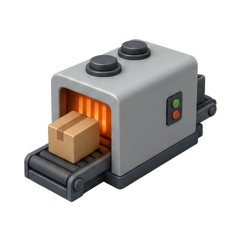 industrial curing tunnel oven