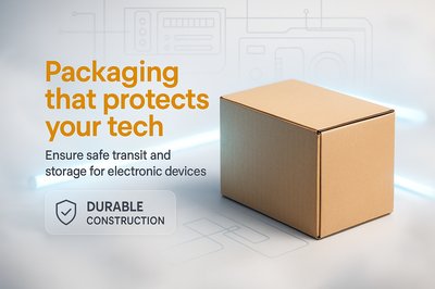 Promotional Graphic for Tech Packaging Solutions