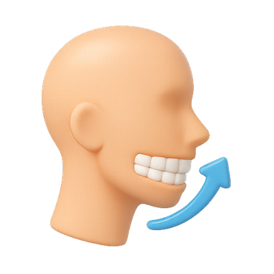 3D Emoji Representation of a Smiling Face