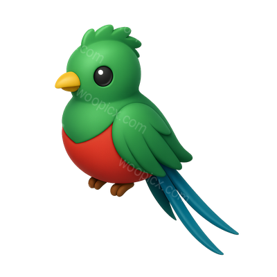 Colorful Cartoon Bird Illustration