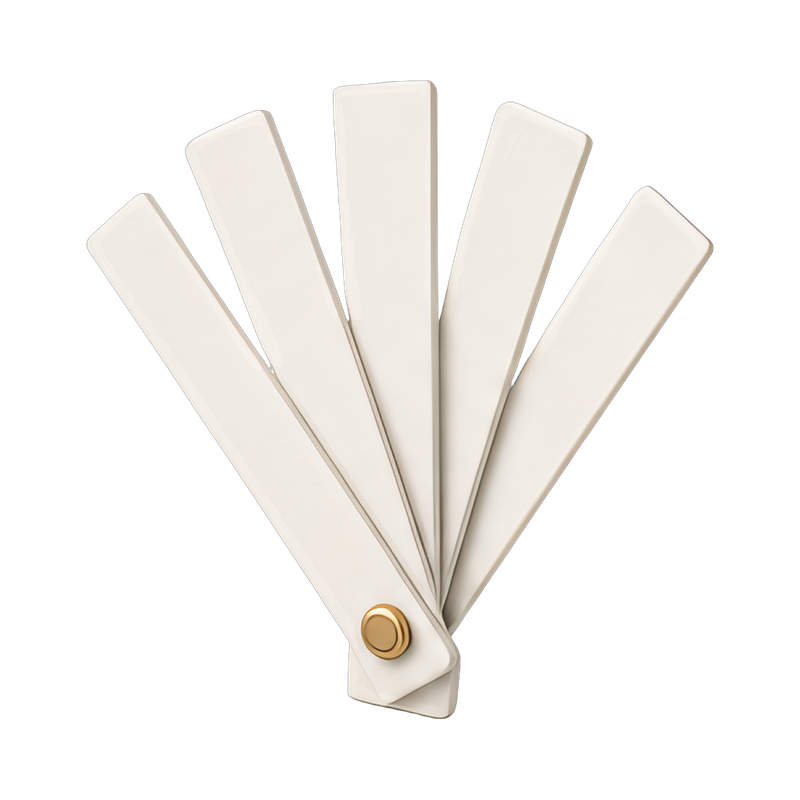 Blotter strips in a fan shape