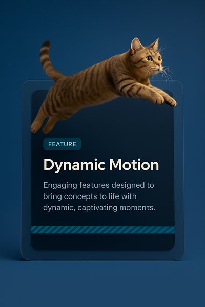Dynamic Motion of a Jumping British Shorthair Cat