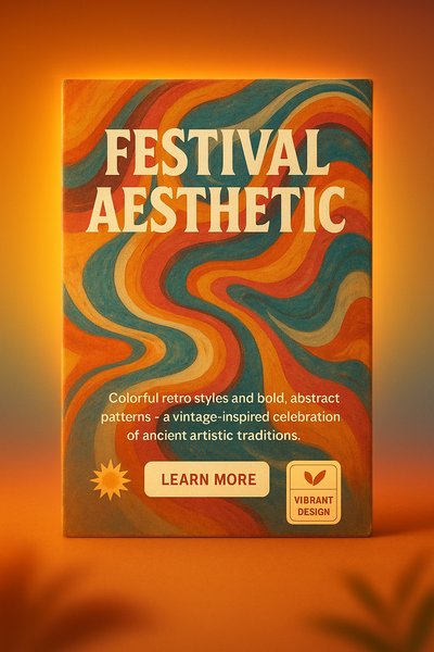 Colorful Festival Aesthetic Design Concept