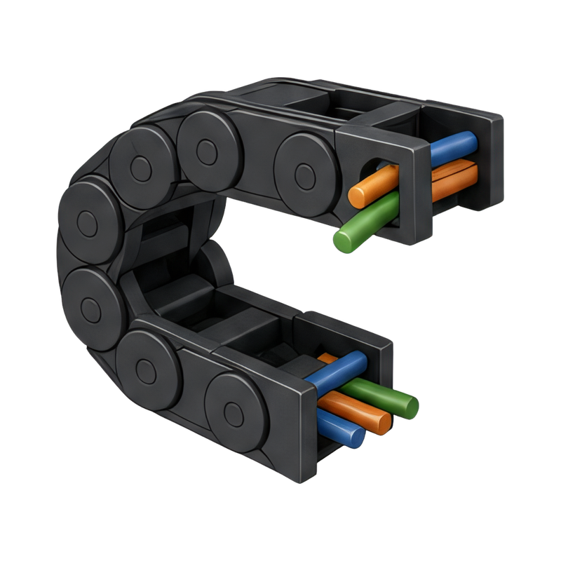 Flexible drag chain cable carrier