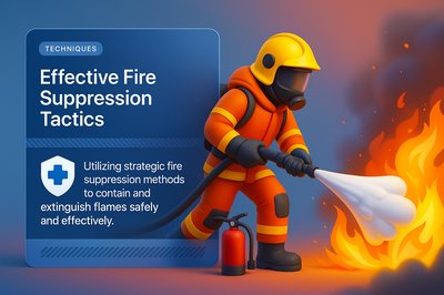 Effective Fire Suppression Techniques in Action