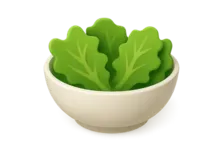 Stylized 3D Lettuce Salad Icon