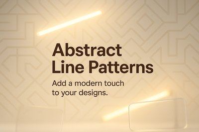 Modern Abstract Line Patterns Background for Design