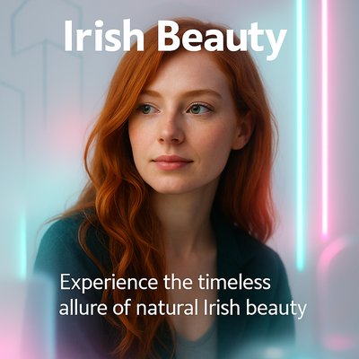 Portrait of an Irish Beauty with Soft Lighting