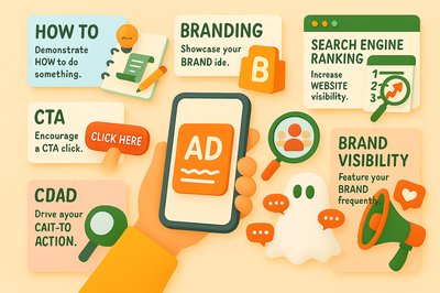 Colorful Infographic on Digital Marketing Strategies