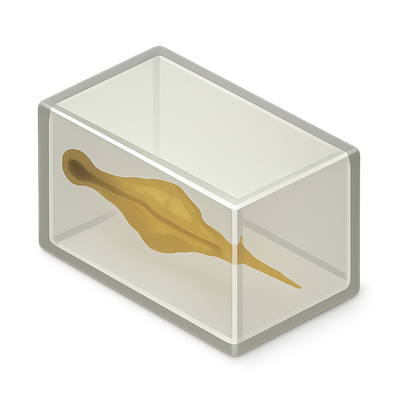 3D Ballistic Gel Block with Isometric View