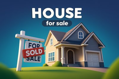 Stunning 3D Illustration of a House for Sale