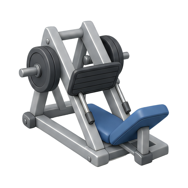 leg press sled in gym