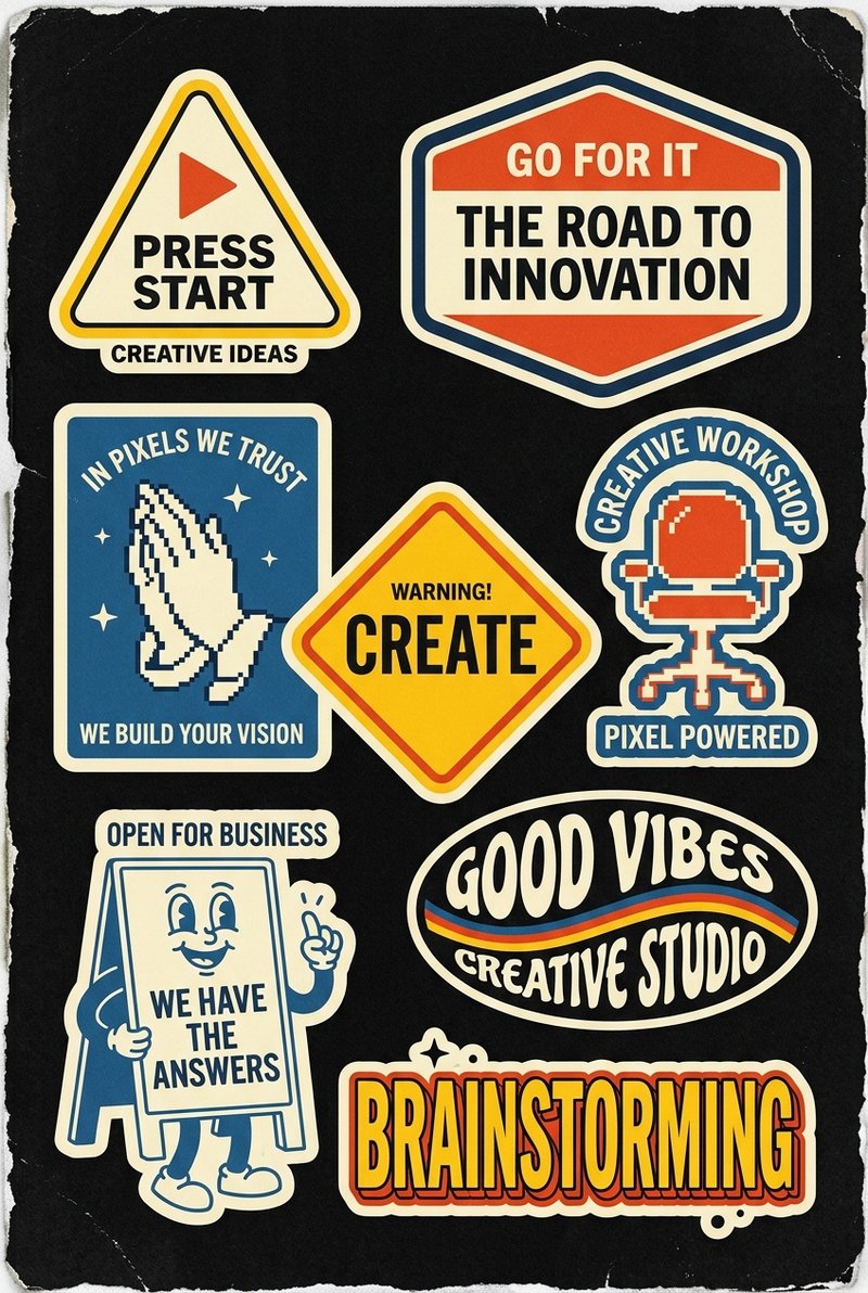 Creative Workshop Stickers Collection