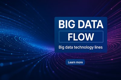 Abstract Technology Background with Big Data Theme