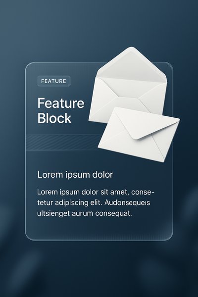 Elegant Mockup of White Envelopes for Branding and Design