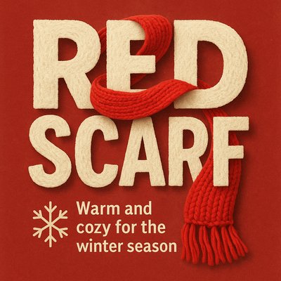 Warm and Cozy Winter Scarf Promotional Graphic