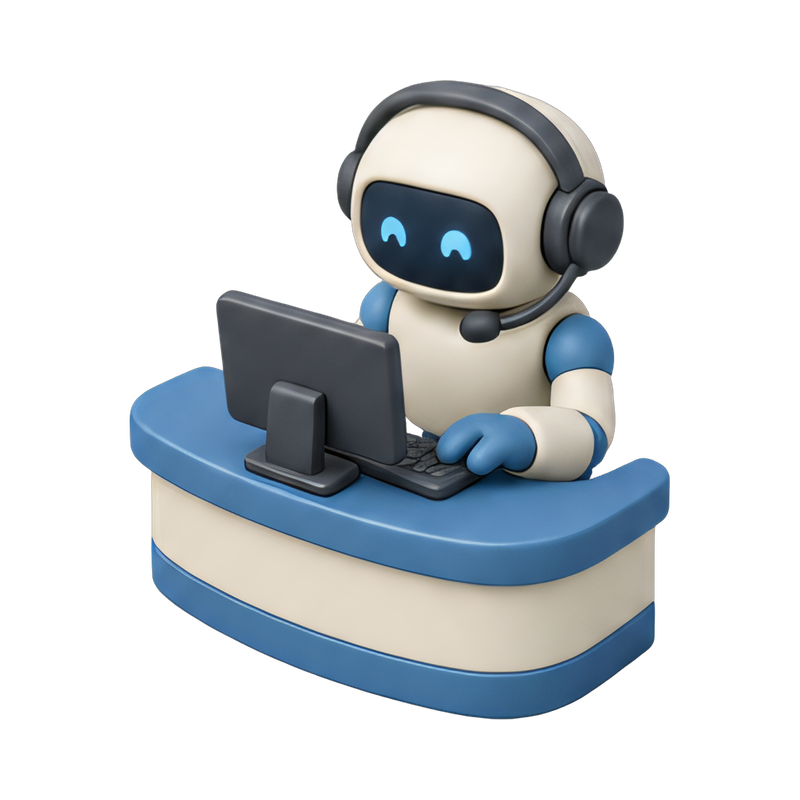 robot customer support assistant