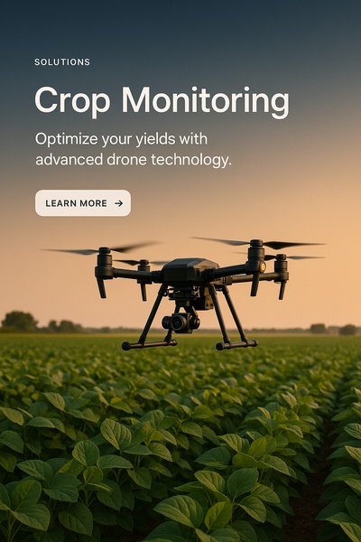 Realistic Web Page Design with Drone Technology