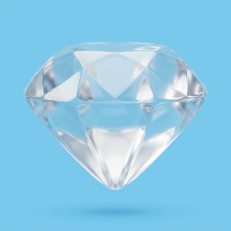 shimmering diamond gem